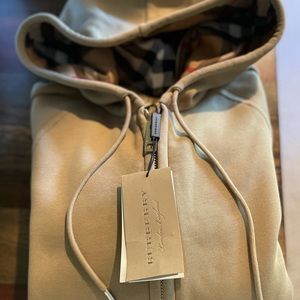 Burberry  Zip-up Cotton Blend Women's Sweatshirt